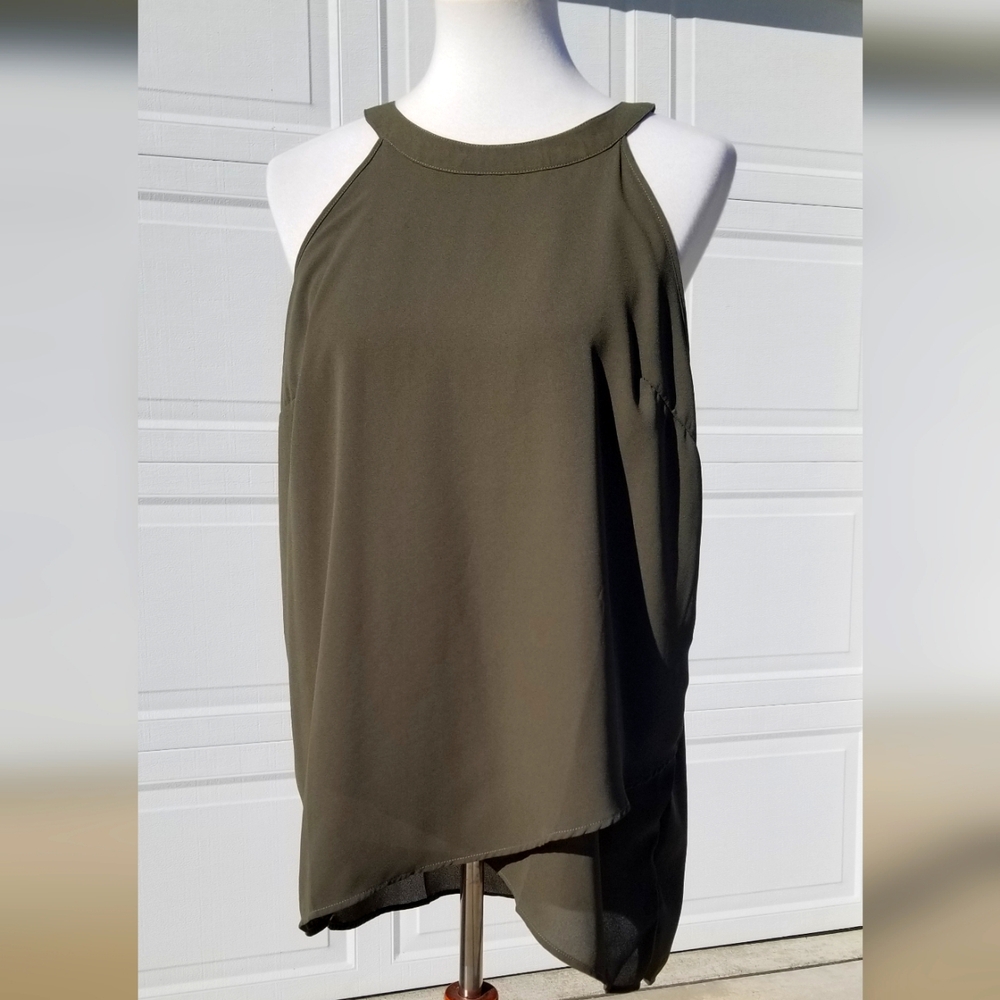 Chic Olive Green Top